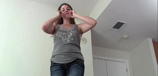  My pussy hugging jeans make me so wet JOI